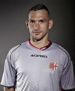 Luigi Scotto con la maglia dell'Alessandria (foto: www.alessandriacalcio.it