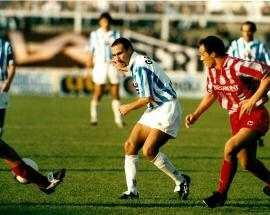 Greco in azione con la maglia del Pescara