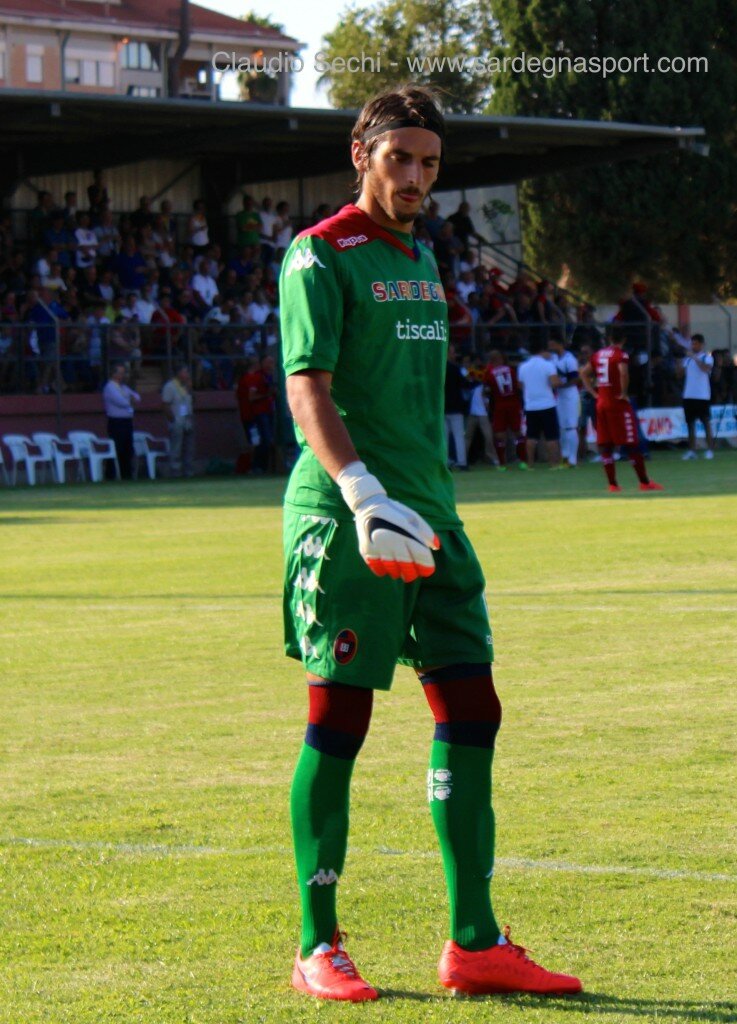 Simone Colombi, numero 1 del Cagliari (FOTO: CLAUDIO SECHI / SARDEGNA SPORT)