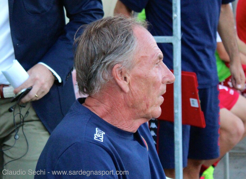 Zdenek Zeman, allenatore del Cagliari dal luglio 2014