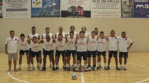 Il Futsal Città di Sestu al completo, cerca la prima vittoria in Serie A