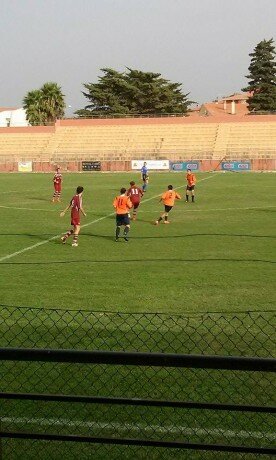 L'Oristano in azione al campo Tharros