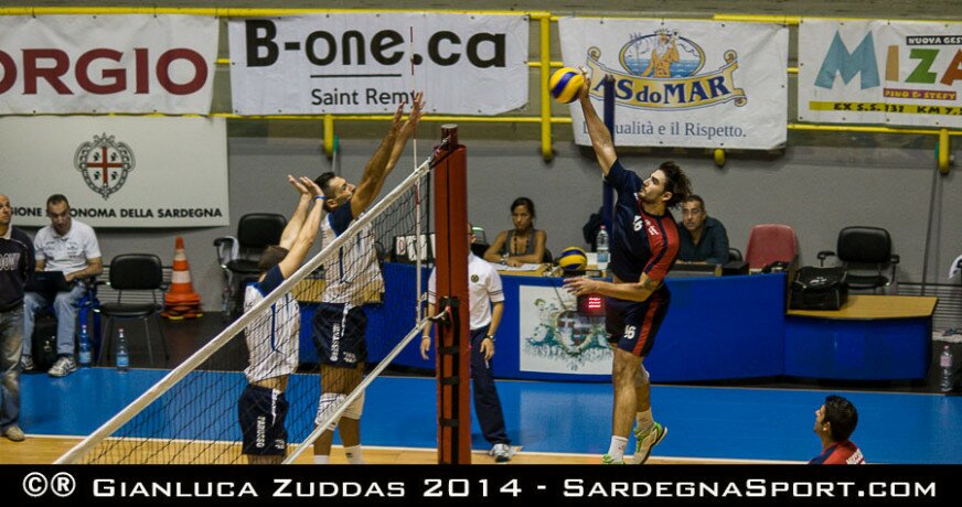 Un'immagine di Cagliari Volley-Mondovì (foto: SardegnaSport)