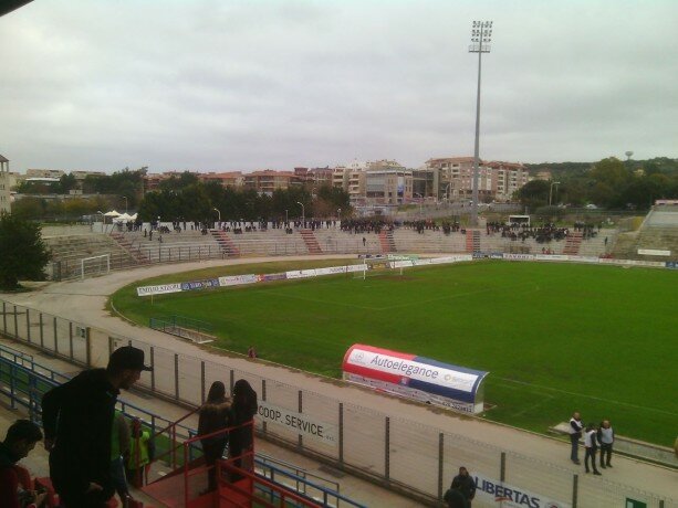 Lo stadio "Vanni Sanna" di Sassari