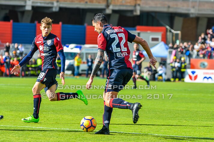 Marco Borriello, col Cagliari ha toccato livelli raggiunti solo a Genova quasi dieci anni prima (foto: Zuddas)