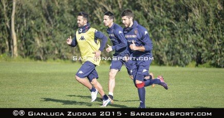 Sau e Rossettini in allenamento